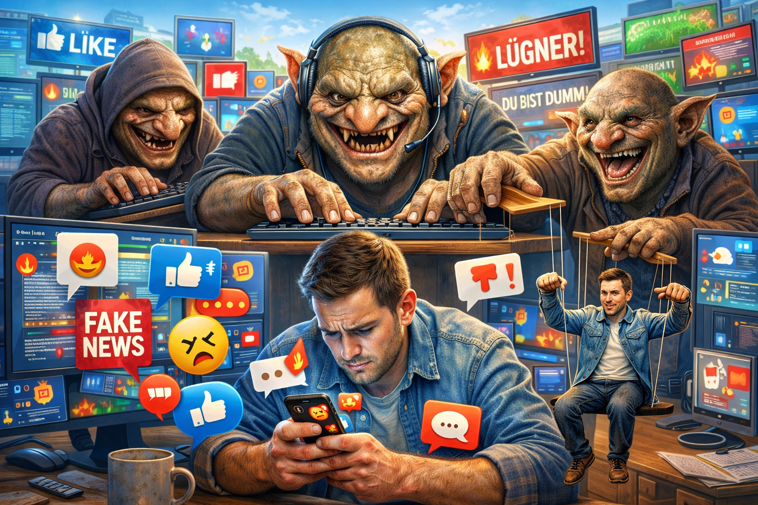 Social Media Trolle